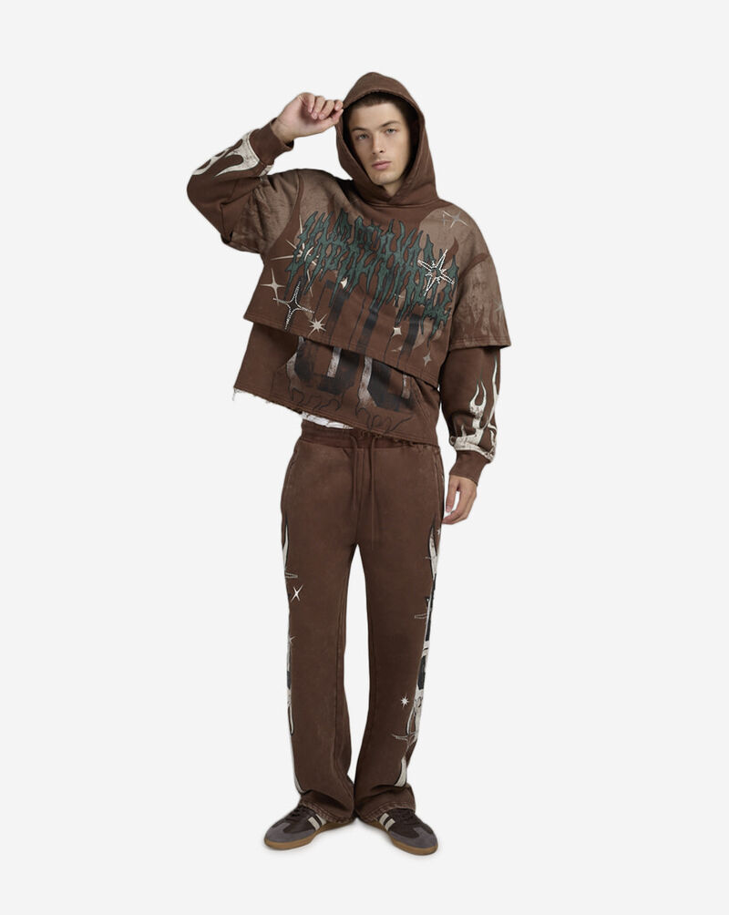 Smoke Rise Unbreakable Hoodie  FO25617SN-MUS Brown 4