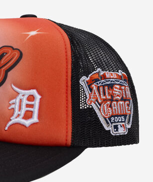 Detroit Tigers Trucker Air Brush Adjustable Hat
