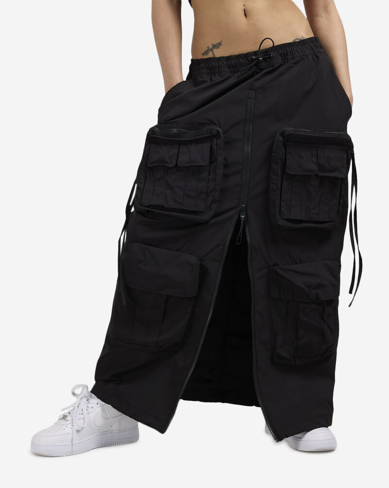 Smoke Rise Straight Long Skirt EK24321SN-BLA Black 1