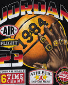Jordan Big Kids' BBall Ring Graphic Tee 95G379-BLACK Black 2