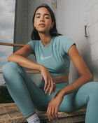 Nike Pro Dri-FIT Short-Sleeve Cropped Top HV3673-017 Green 5