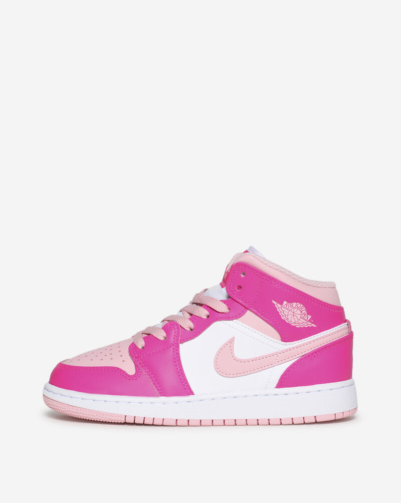 snipes jordan 1 mid pink