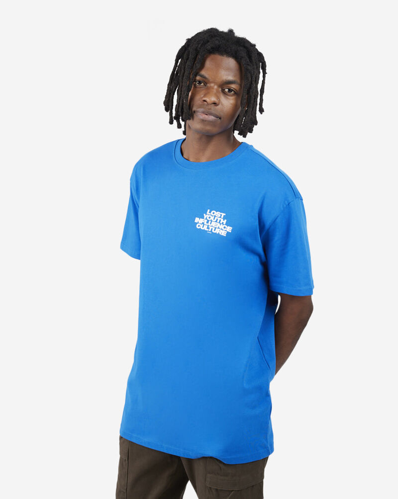 Lost Youth Culture Tee LY135-RYL Blue 2