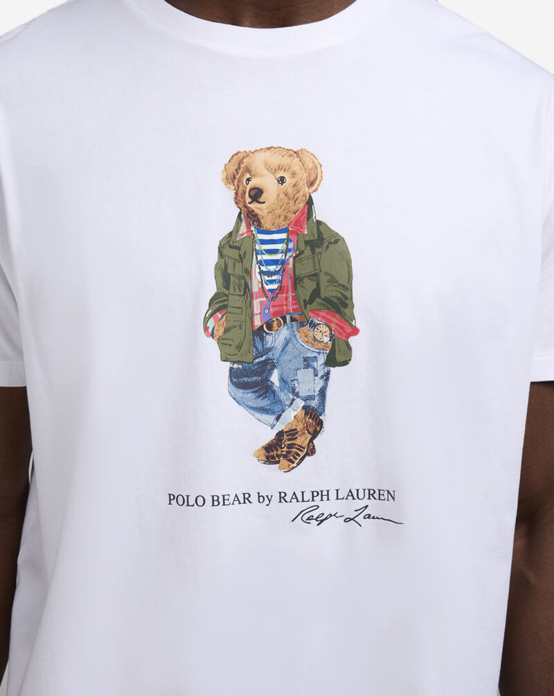 Polo Ralph Lauren Classic Fit Polo Bear Jersey T-Shirt 710854497041-WHT White 3