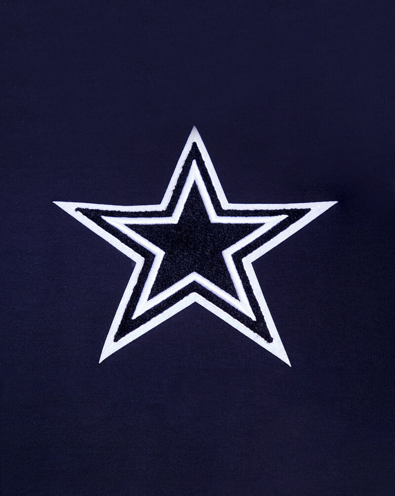 PRO STANDARD Dallas Cowboys Classic Chenille Double Knit Pull Over Hoodie FDC5410295-MDN Blue 2