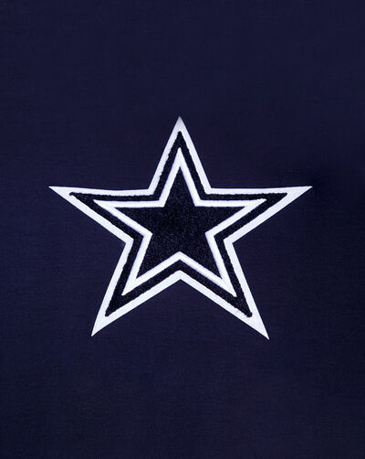 Dallas Cowboys Classic Chenille Double Knit Pull Over Hoodie