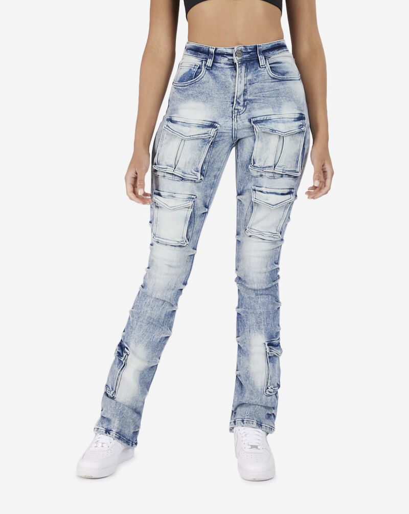 Smoke Rise Ruch Boot Denim Jeans AP23577SN-LOW Blue 1