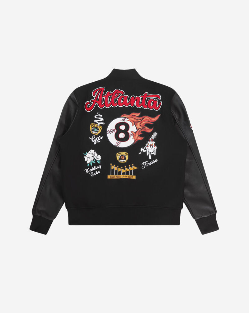 Wedding Cake Atlanta Varsity Jacket WC6970588-BLK Black 2