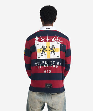 Patch Long Sleeve Polo