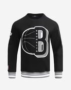 Brooklyn Nets Mash Up Rib Fleece Crewneck