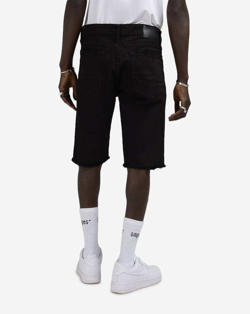 Jordan Craig Rip and Repair Twill Shorts JS3219S-BLK Black 2