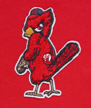 St. Louis Cardinals Classic Fleece Cropped Pull Over Hoodie