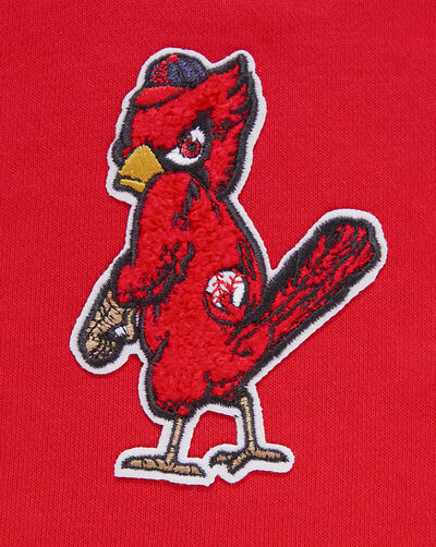 St. Louis Cardinals Classic Fleece Cropped Pull Over Hoodie