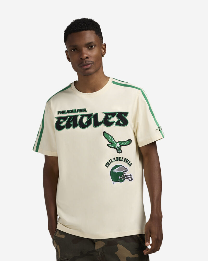 PRO STANDARD Philadelphia Eagles Retro Classic Striped Tee FPE143524-EKG cream 1