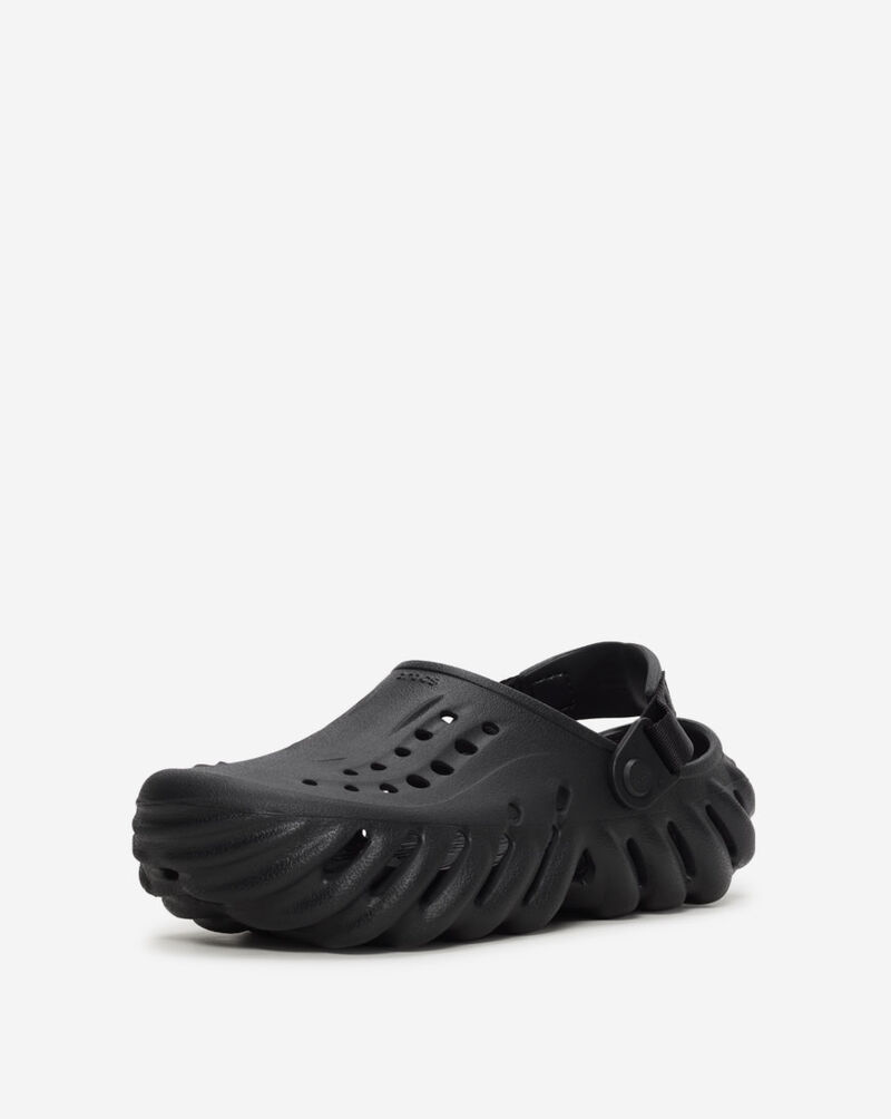 Crocs Grade School Echo Clog 208190-001J Black 2