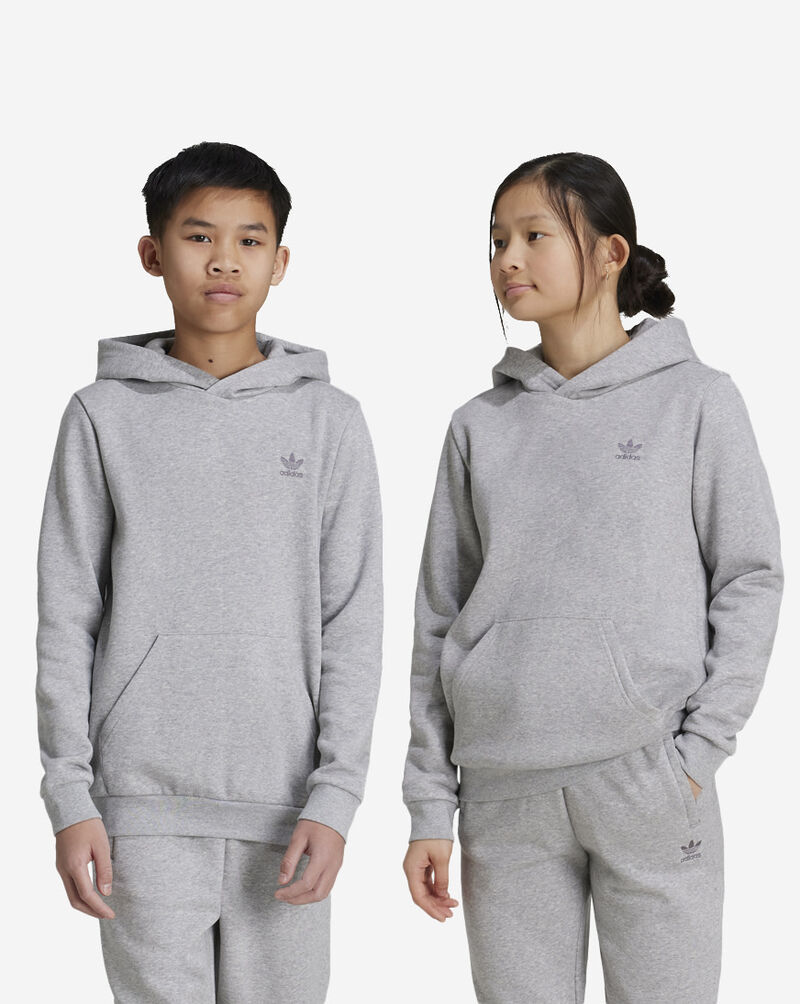 adidas Big Kids' Essential Fleece Hoodie IX5285 Grey 3
