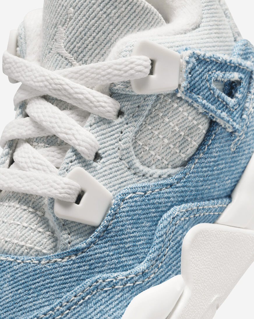Shop Jordan Toddler Air Jordan 4 Retro IB6714-100 blue