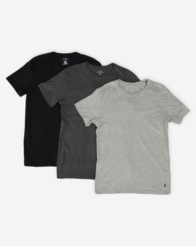 3Pk Slim Crew Tee