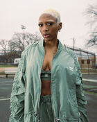 adidas Lightweight Bomber Jacket IY3421 Green 5