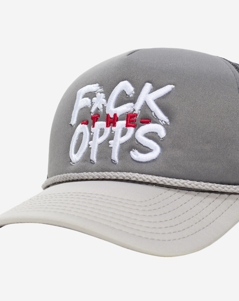 Field Grade F The Opps Foam Trucker Hat 1005043 Grey 2