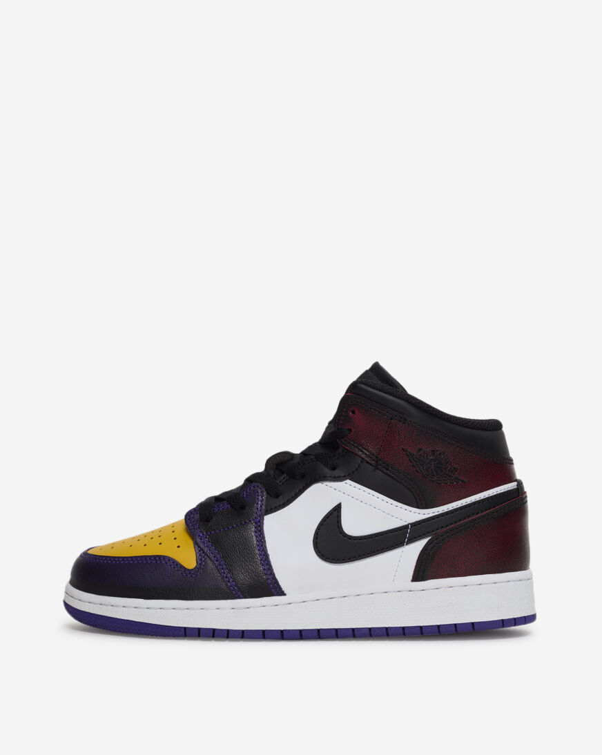 Shop Jordan Big Kids' Air Jordan 1 Mid SE BG IQ9700-611 red