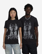 Graphic Tees Tupac Head Up Grainy Tee MT1921-US Black 1