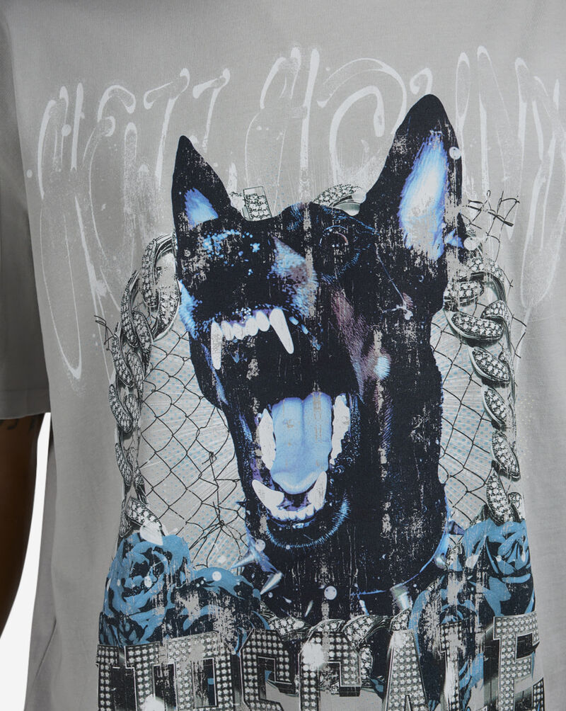 Upscale Blinged Hellhound Tee MTUS522-02946 Grey 3