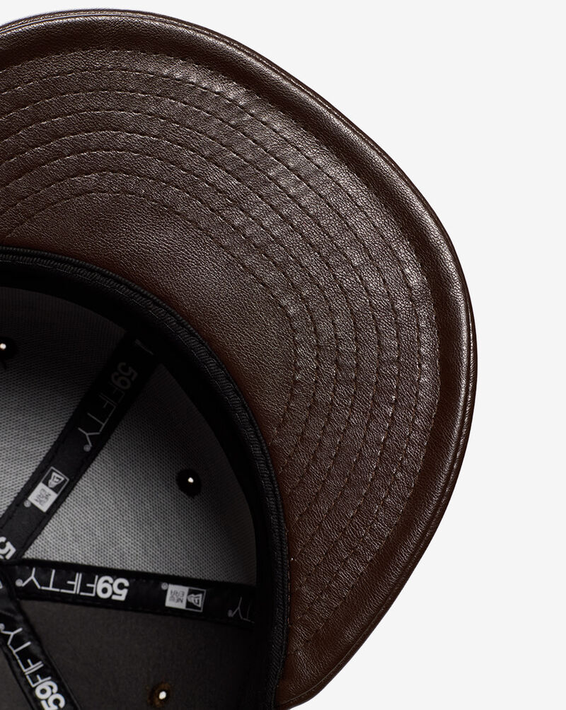 New Era 59Fifty 45th Anniversary Philadelphia Phillies Leather Fitted Hat 60766468 Brown 4