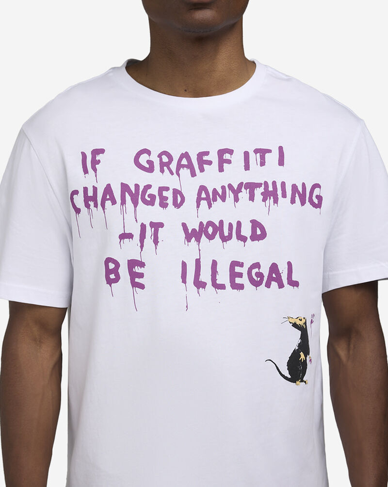 Urban Classics Graffiti Illegal Tee MCUS174-US-00220 White 3