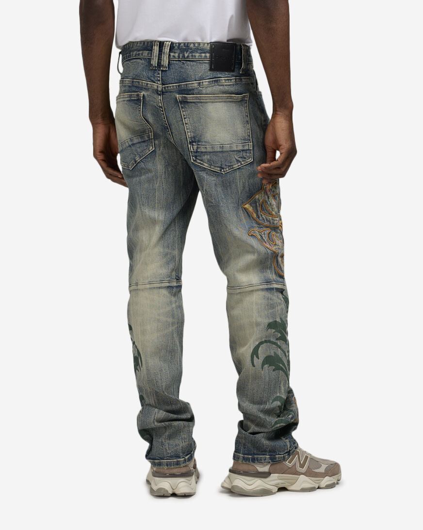 Shop Smoke Rise Tapestry Fidelis Jeans JP25513SN-BLU blue | SNIPES USA