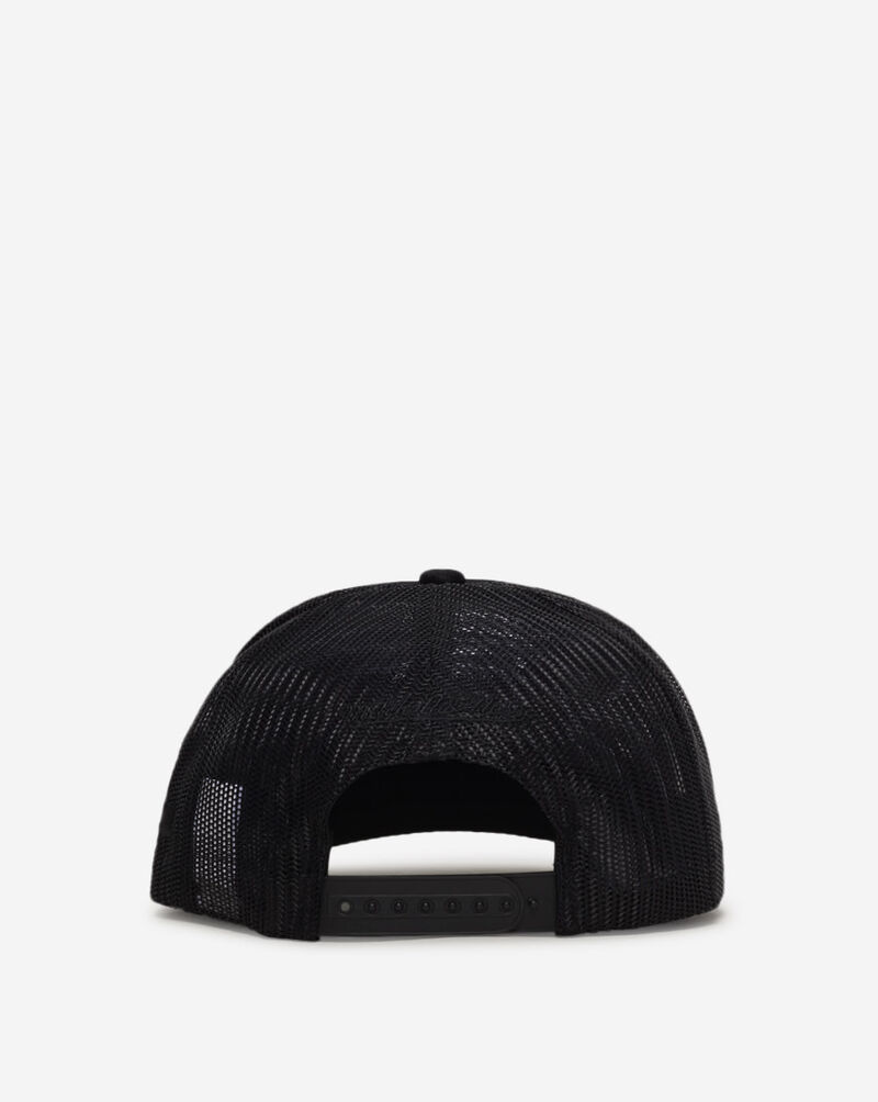 Mitchell  Ness New York Yankees Trucker Leather Logo Adjustable Hat HT17173-NYYBLCK Black 3