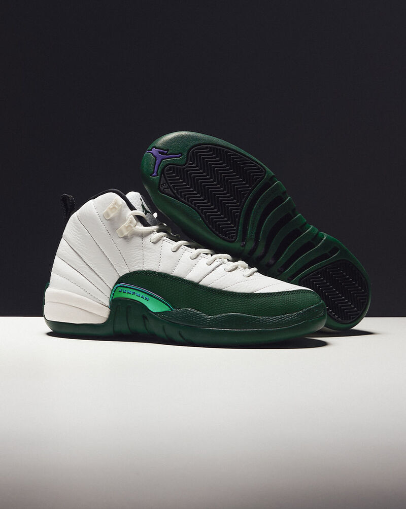 Jordan Big Kids' Air Jordan 12 Retro "Idols Become Rivals" 153265-103 White 10