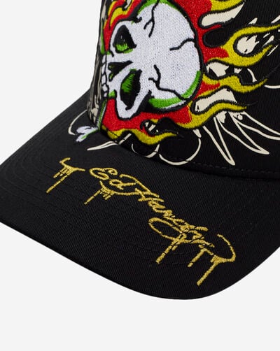 Fire Skull Trucker Hat Fire Skull Trucker Hat
