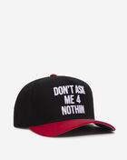 Field Grade Don't Ask Me Varsity 2 Tone Twill Trucker Hat 1005250 Black 1