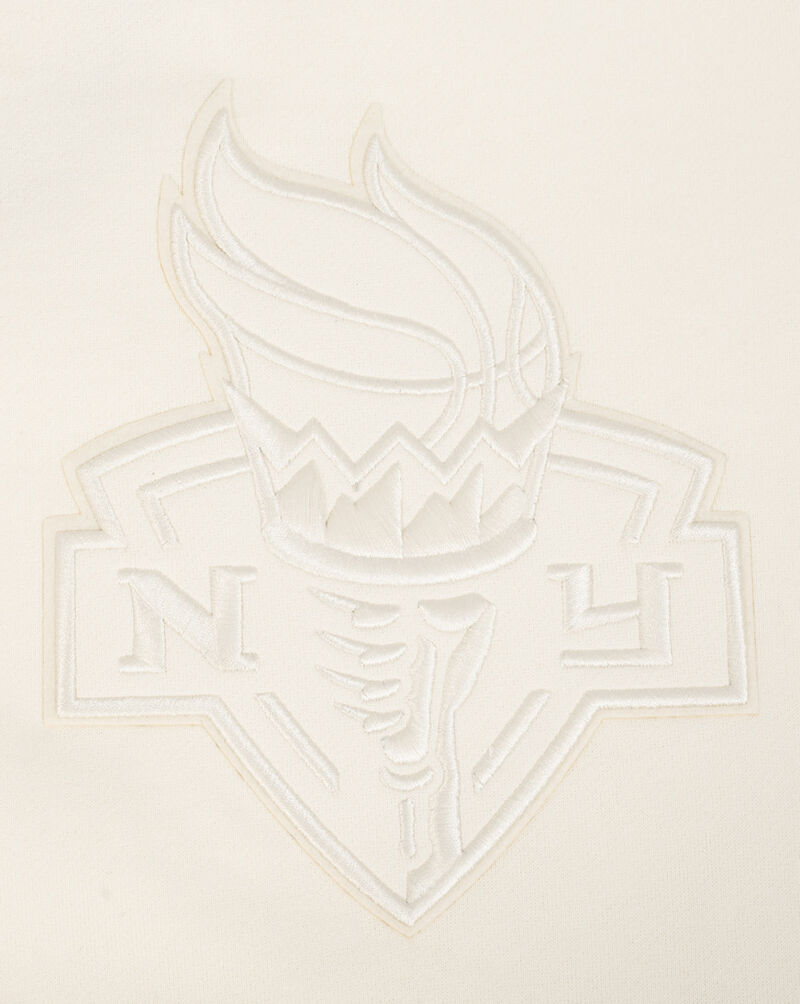 PRO STANDARD New York Liberty Neutral Drop Shoulder Fleece Crewneck WNL570011-EGG cream 2