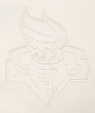 New York Liberty Neutral Drop Shoulder Fleece Crewneck