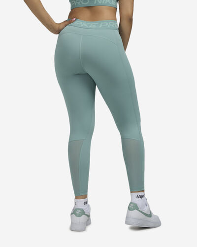 Pro Mid-Rise 7/8 Mesh-Panel Graphic Leggings