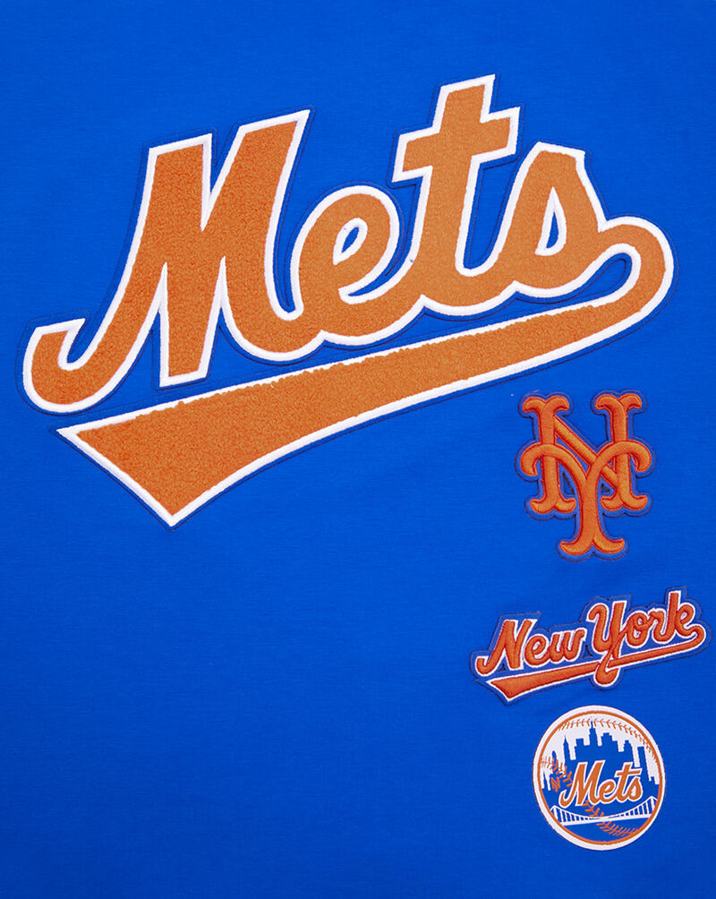 PRO STANDARD New York Mets Retro Short Sleeve Classic Boxy Tee  LNMA314491-RYB Blue 2