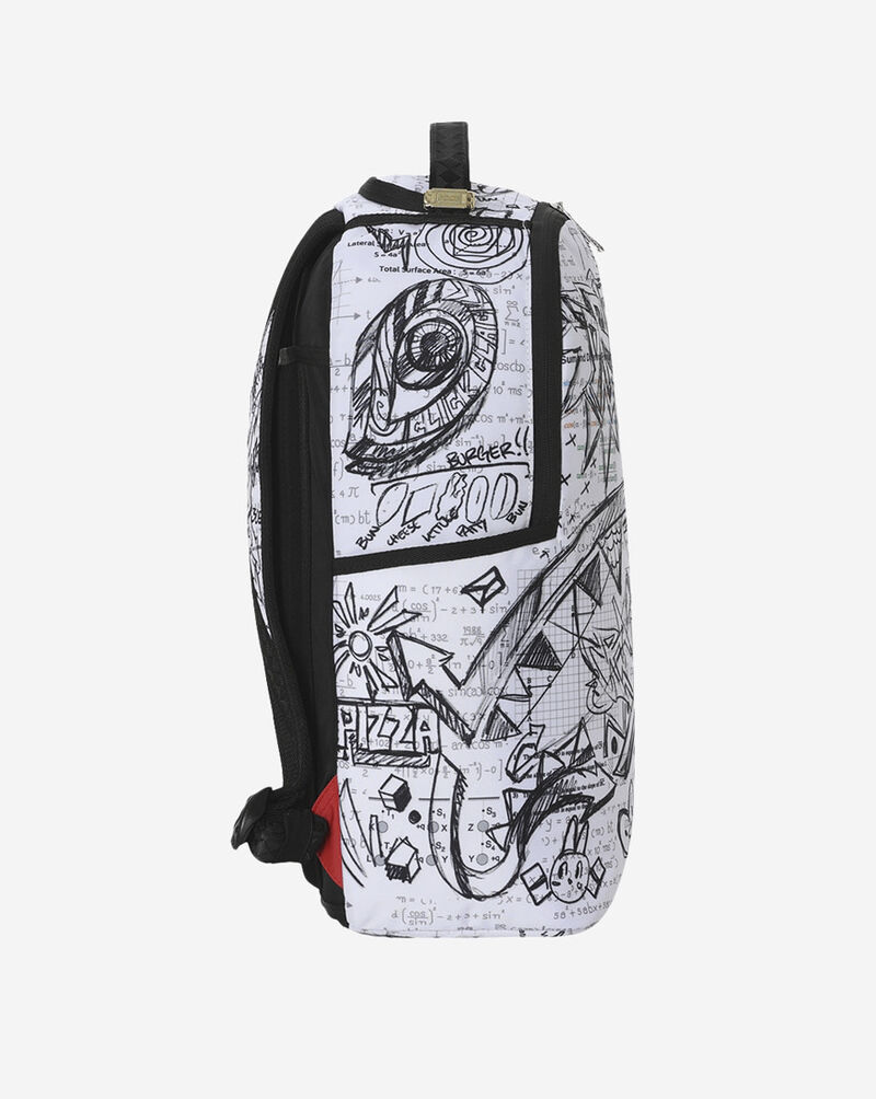 Sprayground Doodles Over Math Homework Backpack B8665 Multi 5