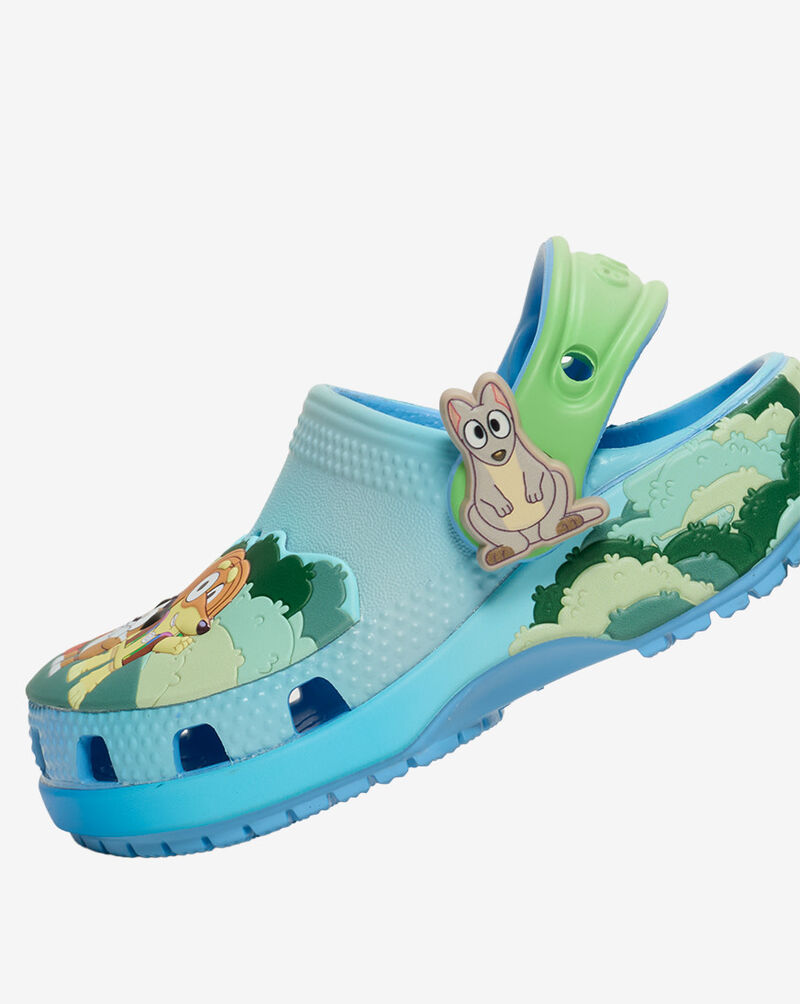 Crocs Toddler Bluey Best Buddies Classic Clog 212369-90H Blue 8