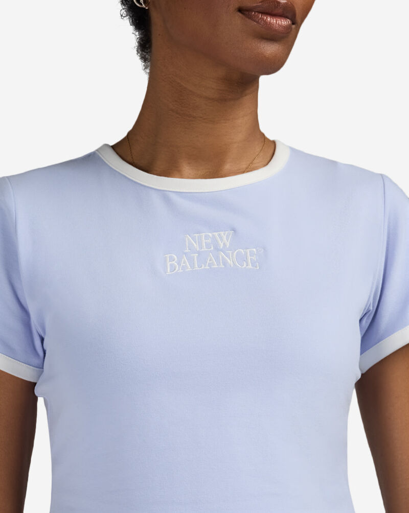 New Balance Trackside Ringer T-Shirt WT61Y33Q-DYK Blue 3