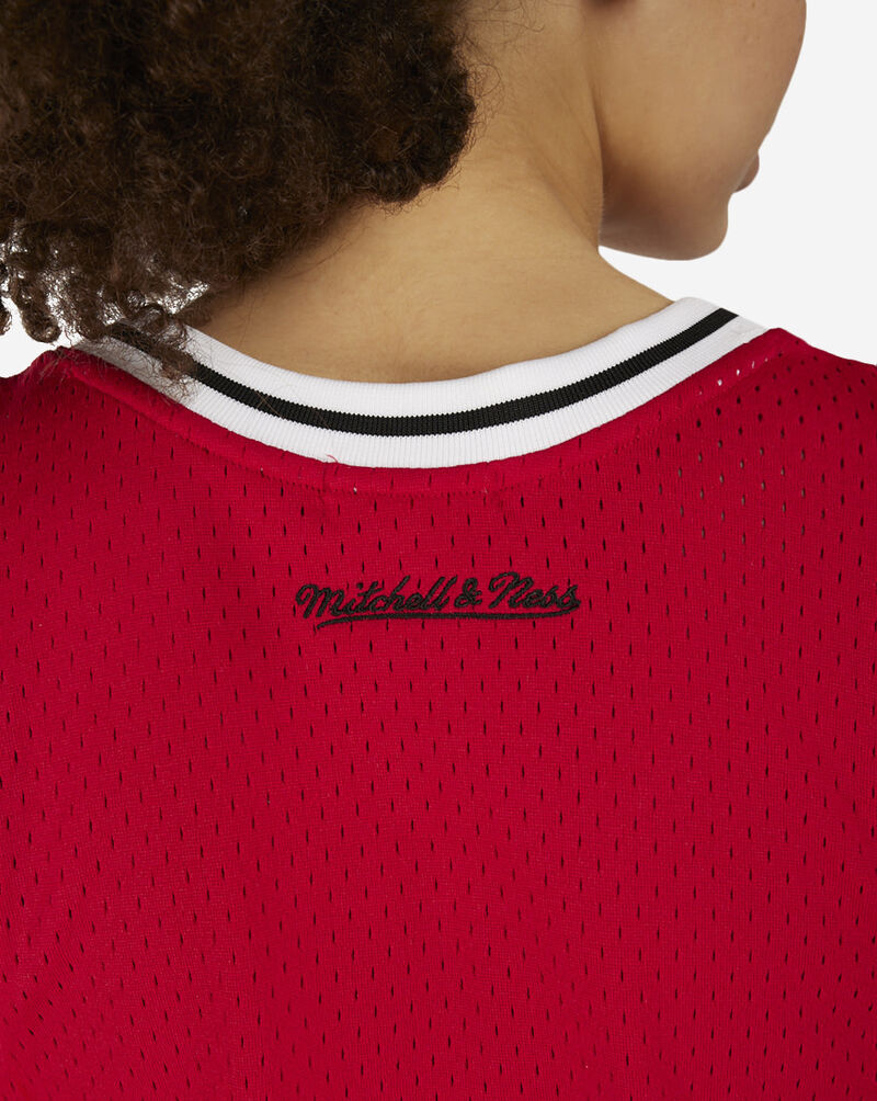 Mitchell  Ness Philadelphia 76ers NBA Glitter Swingman Jersey TFSM6844-P76YYPPPRED1 Red 3