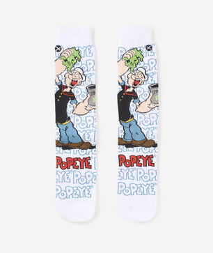 Popeye Spinach Crew Socks (L)