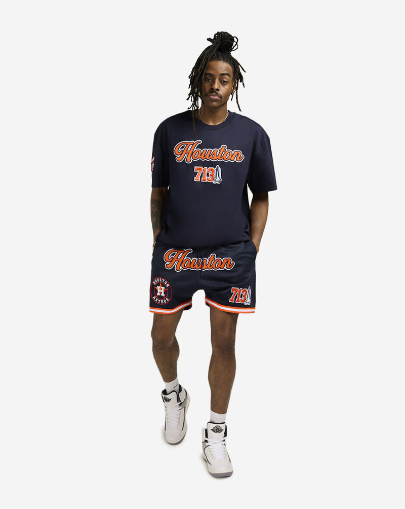 PRO STANDARD Houston Astros Area Code Mesh Shorts LHA3314824-MDO Blue 4