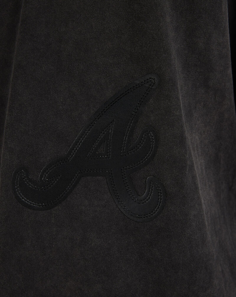 PRO STANDARD Atlanta Braves Washed Vanguard Tee LAB1315279-WBK Black 3