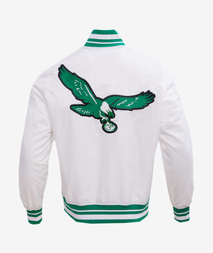 Philadelphia Eagles Retro Classic Rib Satin Jacket
