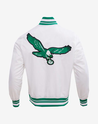 Philadelphia Eagles Retro Classic Rib Satin Jacket