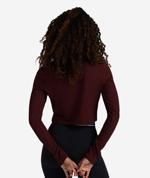 NSW Chill Knit Slim Long-Sleeve Cropped Top