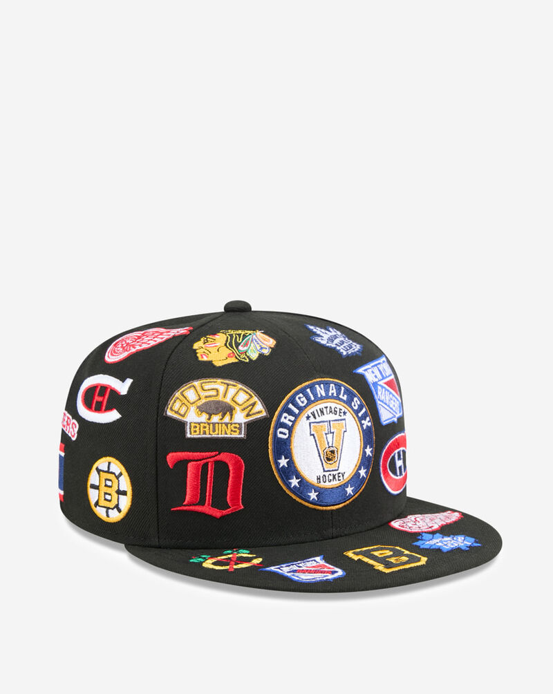 New Era 9Fifty Multi Team Vintage Snapback Hat 60731233 Black 1