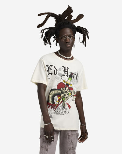 Dagger Snake Rhinestone Tee